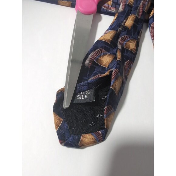 Adorno Exclusive Creations Men's Necktie Polyester Abstract Made In USA - Picture 3 of 3